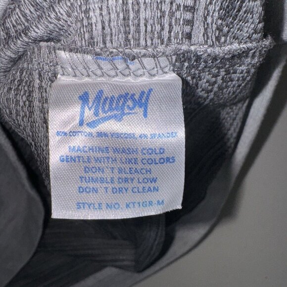 Mugsy T-Shirt Men Medium M Thick Gray Viscose Cotton Spandex Short Sleeve Pocket - Picture 5 of 10